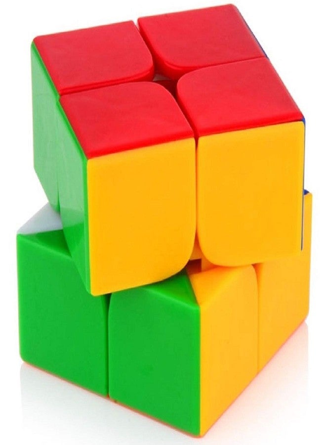 Aseenaa مكعبات أسينا السريعة 2x2 عالية السرعة بدون ملصقات، مكعبات ألغاز سحرية 2x2x2 لتنمية مهارات التفكير، ألعاب للأطفال والكبار - مجموعة من قطعة واحدة (مكعب 2x2) - Image 3